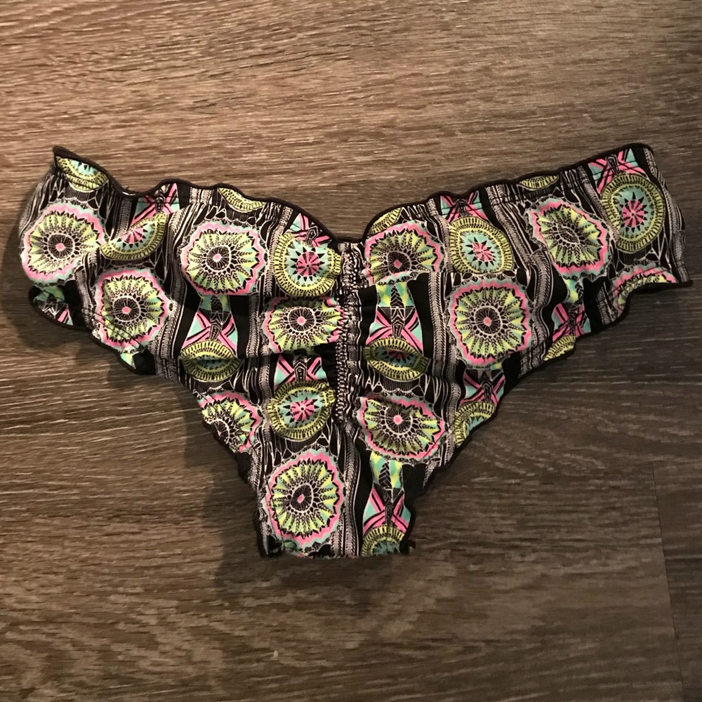 Neon Ruffle Bikini Bottom